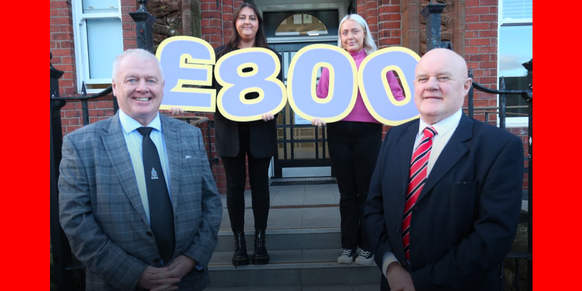Ardgowan and Brisbane Donate £800 to Ardgowan Hospice