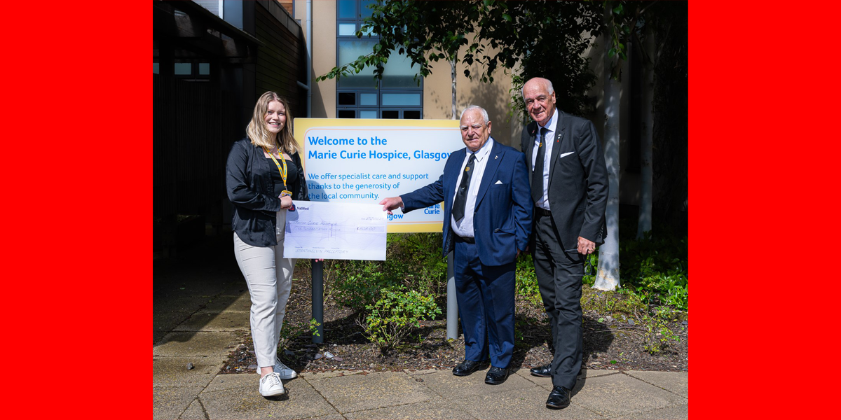 Strathkelvin Preceptory Donate to Marie Curie Hospice